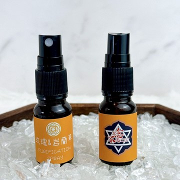 [水晶專賣24h出貨]暖陽臍輪 平衡淨化噴霧 玫瑰&岩蘭草 負能量淨化 水晶消磁 七脈輪 冥想 淨化