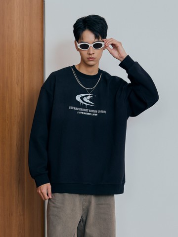 斑駁印花項鍊限定大學T