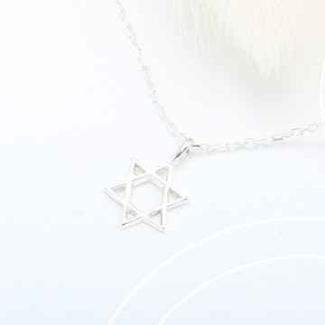 【Angel & Me】六芒星 s925 純銀 項鍊 生日 聖誕節 情人節 禮物