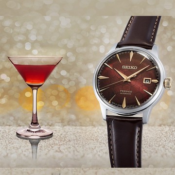 SEIKO 精工 Presage 石榴蜂蜜 台灣70週年調酒機械錶 新年開運 送禮推薦-40.5mm (SRPL21J1/4R35-01T0R)_SK045