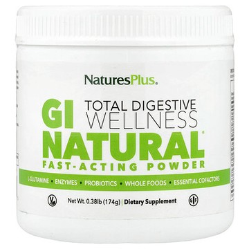 NaturesPlus, GI天然速效粉末，0.38磅（174克）