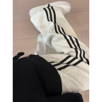Vuja de 棉褲 運動褲 條紋長褲 休閒長褲 寬鬆闊腿褲 寬褲 直筒長褲 顯瘦休閒褲 長腿褲 抽繩衛褲 高腰休閒褲
