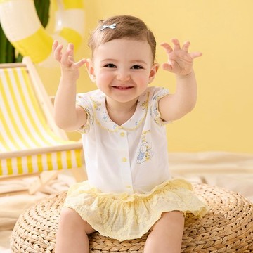 渡假比得碎花連身衣 (吸濕排汗+抗UV)