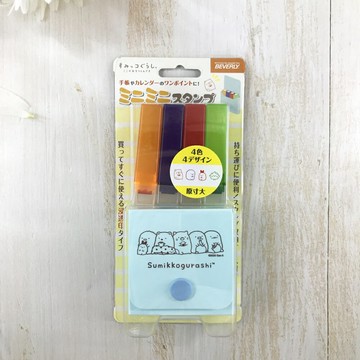 日本製 角落生物 迷你印章收納盒組 連續印章-日本直送，現貨在台｜小鶴日貨
