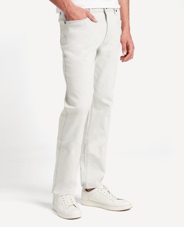 Kenneth Cole | Slim-Fit Stretch Denim Jeans in MOORE - CREAM, Size: 34/30