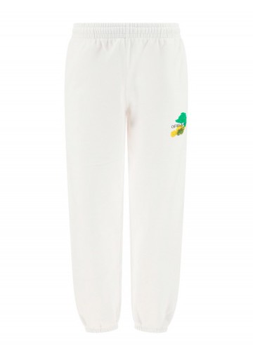 Off White - Brush Arrow Sweatpants - Mens - White