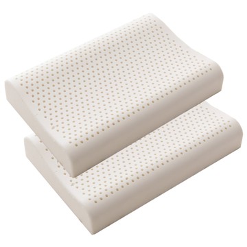 頂級成人乳膠枕 2入 + 枕芯套 2入  50 x 30 x 9cm  1組