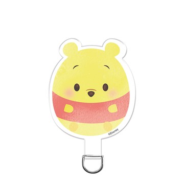 【正版授權】Disney Ufufy-小熊維尼款手機掛片/夾片