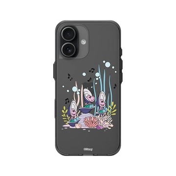 iPhone 17 Clear (相機按鈕) 酷墨灰 - 迪士尼-經典系列 Disney Classics - 愛麗絲夢遊仙境 - 牡蠣寶寶珊瑚場景
