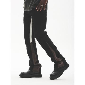 UNTILWERICH復古微喇休閑長褲