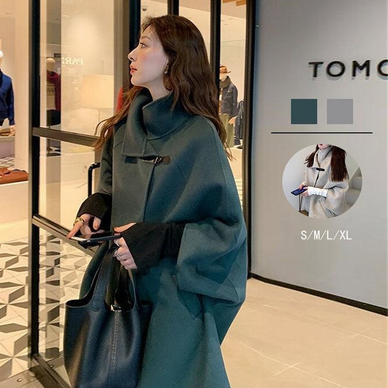コート レディース ロングコート ラシャコート 秋 冬 ロングコート ロング丈 チェスター 無地 長袖 アウター チュニック ハイネック カジュアル オシャレ 通販 Lineポイント最大0 5 Get Lineショッピング
