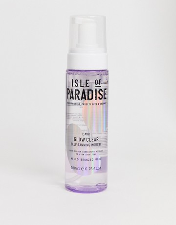 Isle of Paradise Dark Glow Clear Self Tanning Mousse-No colour