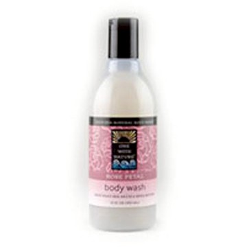 Body Wash Rose Petal 12 oz by One with Nature