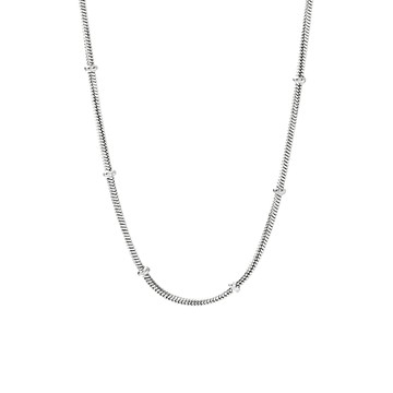 [韓國] [鋼飾] 極簡律動鎖骨鍊 / Minimalist Rhythm Necklace