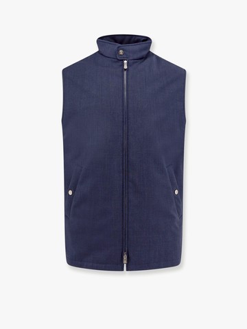 Virgin wool sleeveless jacket - BRUNELLO CUCINELLI - gender_Man