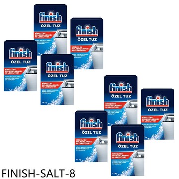 【FINISH 亮碟】【FINISH-SALT-8】軟化鹽1.5公斤8入組洗碗機配件
