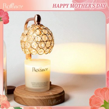 💐母親節限定__贈100G香氛蠟燭💐【Rofancy 洛帆晞】木紋定時融蠟燈｜６款風格｜ × 65g香氛蠟燭