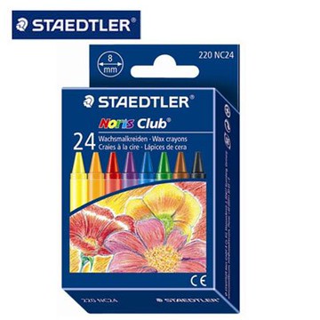 施德樓 MS220NC24 快樂學習 無毒安全油蠟筆24色入 / 盒【APP滿額下單10%點數(單一帳號最高5000點)】1/31止