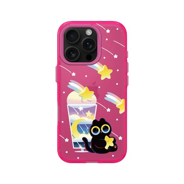 iPhone 16 Pro Clear 粉漾桃 - Little Oil Art 小油画 - 流星聖代