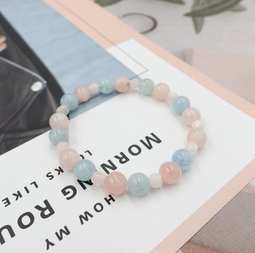 天然摩根石【優雅粉嫩8mm】