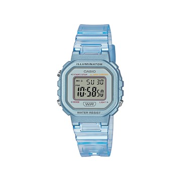【CASIO】透明復古文青數字休閒腕錶-LA-20WHS-2A