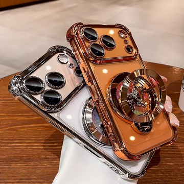 馬年新款 四角加厚防摔殼 手機殼 蘋果 iPhone 17 16 磁吸支架 15 14 13 12 11 Pro Max