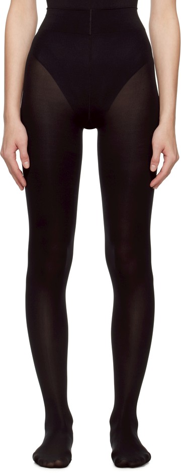 Wolford 黑色 Velvet de Luxe 66 连裤袜