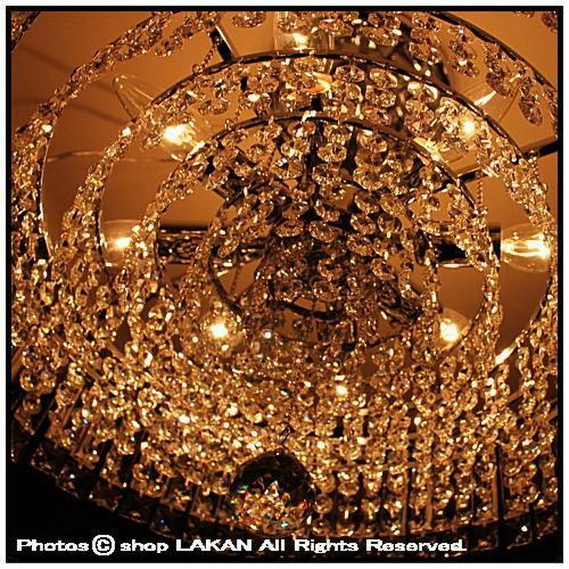 アスフォークリスタル使用 ドルチェ・ヴィータ　8灯 アスフォー・クリスタル使用 ドルチェ・ヴィータ 8灯シャンデリア