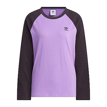 Adidas ADI Color Tee JM8051 女 長袖上衣 休閒長袖 舒適 穿搭 紫