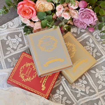 幸福小冊三本入(客製化刻字/阿里山茶/婚禮小物)