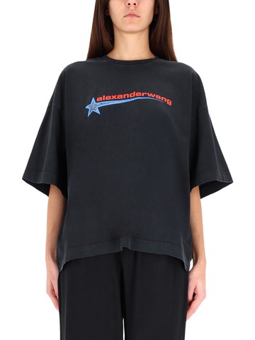 alexander wang t-shirt with logo