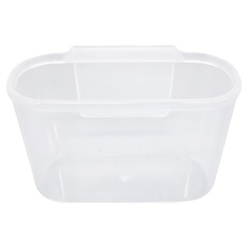 MINONO 米諾諾 冰箱門邊小物收納盒 12個  6 x 3.8 x 3.5cm  透明  1組