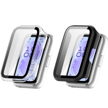 【PC+鋼化玻璃一體錶殼】適用 華為手環 11 Huawei Band 11 專用 透明硬殼 保護殼不影響觸控