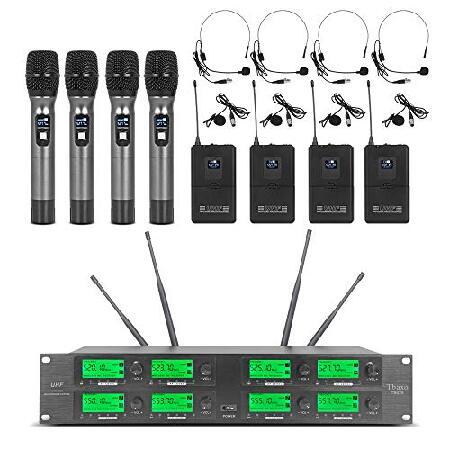 Wireless Microphone System Frequency A Channel Microphone UHF Handheld Mic Headset Lavalier Bodypack Lapel Mic Karaoke System Church Speakin