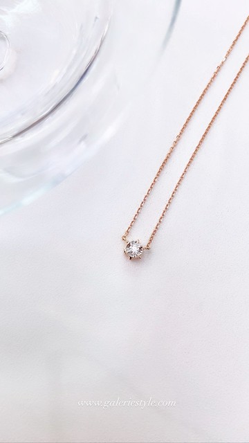 太陽神之光-燦 18K鑽石項鍊