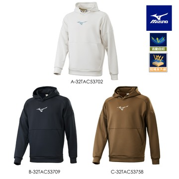 【MIZUNO 美津濃】長袖帽T 32TAC537XX(任選一色)
