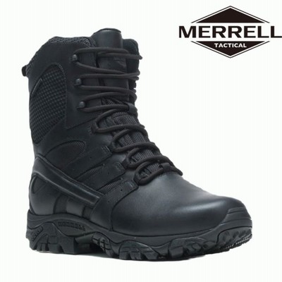 MERRELL メレル メレル モアブ2 Mid タクティカル 8 Tactical Response Waterproof Boot Wide Width ブラック J45335W