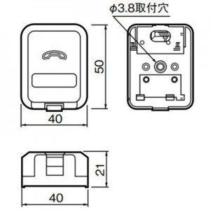 サン電子 LANモジュラジャック(ジャックタイプ) LMJ-6JA-W