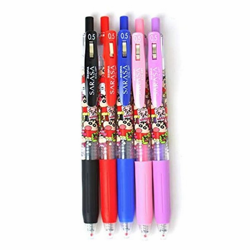 クレヨンしんちゃん サラサクリップ ボールペン 5本セット 0 5ミリ カラーペン 色ペン キャラクター グッズ 通勤 通学 小学生 おしゃ 通販 Lineポイント最大0 5 Get Lineショッピング