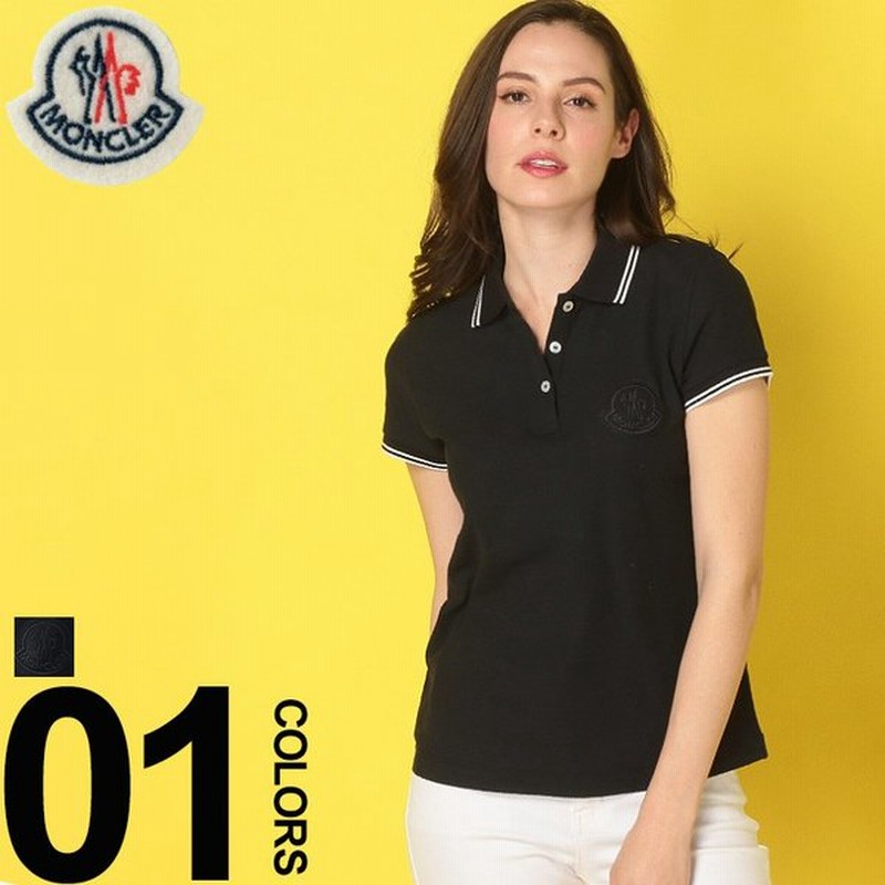 モンクレール Moncler レディース ポロシャツ 半袖 ライン ロゴ ワッペン ブランド レディース トップス 鹿の子 Mclv8003 通販 Lineポイント最大0 5 Get Lineショッピング