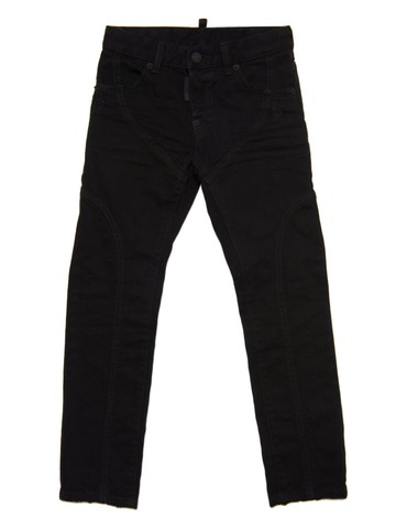 Dsquared2 Kids - straight-leg cotton jeans - kids - Cotton - 4 yrs - Black