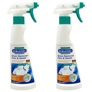 Dr.Beckmann 貝克曼博士 除汗漬異味全效噴劑 德國原裝 瓦解頑固異味 緩解汗漬異味形成  250ml  2瓶