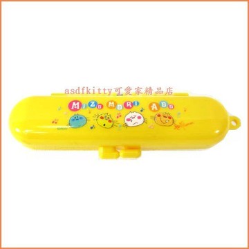 asdfkitty*小貓咪黃色印章盒-有印泥歐-日本正版商品全新