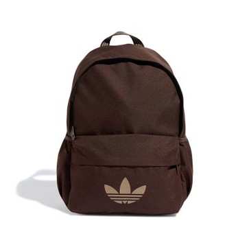 Adidas Cl Backpack 棕色 三葉草 水壺側袋 書包 運動 休閒 雙肩包 後背包 KQ6388