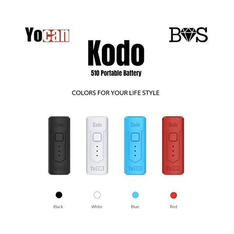 Yocan Kodo 510規格 コンパクトバッテリー Vape mini Mod ヴェポライザー (WHITE) (WHITE) |  LINEブランドカタログ