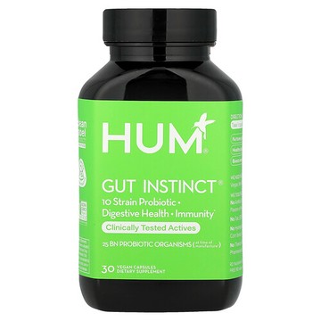 HUM Nutrition, Gut Instinct，30 粒全素膠囊
