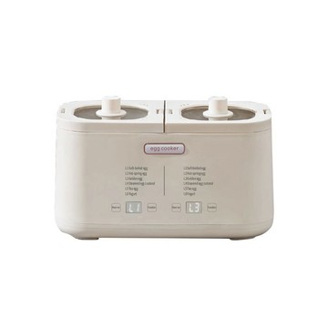 Rtako 雙槽煮蛋器 蒸蛋羹機 煮溫泉蛋機 早餐機 水煮蛋機 預約定時 分區控溫