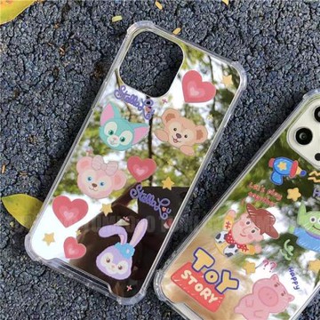 鏡面適用于三星S21/S20FE手機殼S21ultra星黛露S8/S9+維尼熊S22