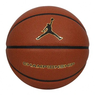 NIKE JORDAN CHAMPIONSHIP 8P#7號籃球-室內 棕黑金