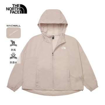 The North Face北面女款灰色DWR防潑水防風外套｜8C521OA